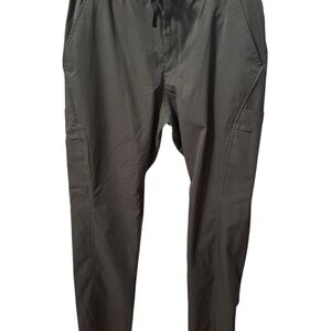 Medelita Men's Black Cargo Drawstring Scrub Pants EUC Size Small